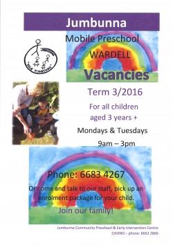 Wardell Preschool term 3 2016