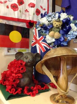 ANZAC display at Jumbunna